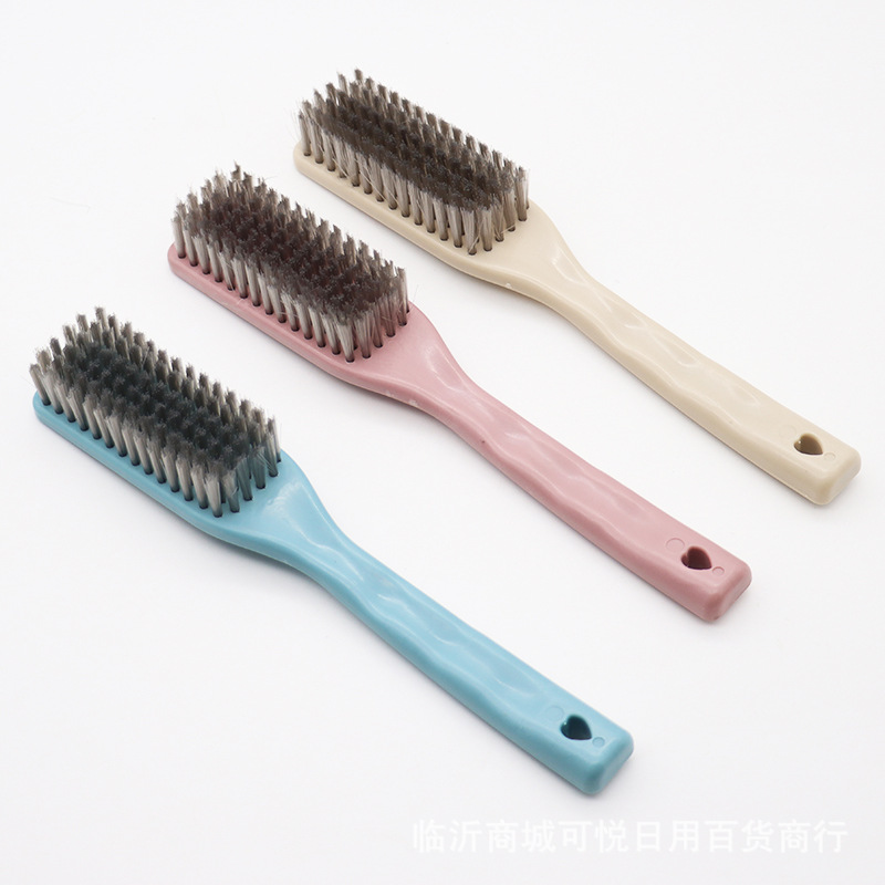 马卡龙色硬毛鞋刷子 家居生活日用百货摆地摊跑江湖两元店货源