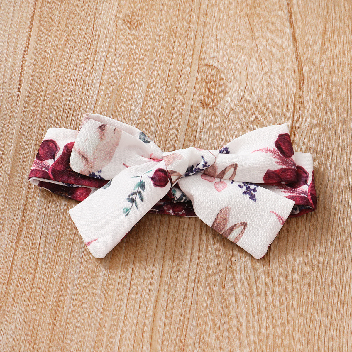 Regular Fit Fit Type Flower Pattern Retro Flower Girls Clothing Sets