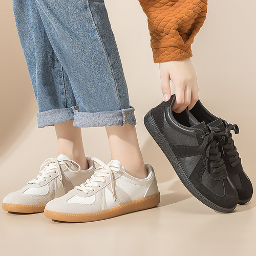 Couple shoes, versatile casual white shoes, women's ins Korean version of men's and women's moral training shoes, flat shoes, Forrest Gump shoes F8815