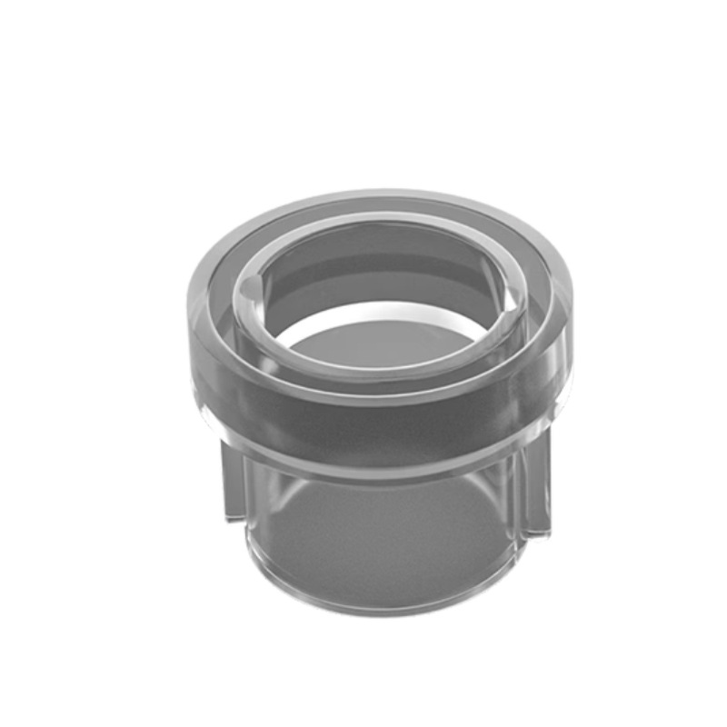 TPE Foreskin-Blocking Ring Set with Bead Design, Manual Glans Sensitivity Trainer, Transparent & Translucent Black — detail image 8