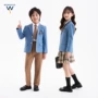 定做幼儿园格子男女园服
