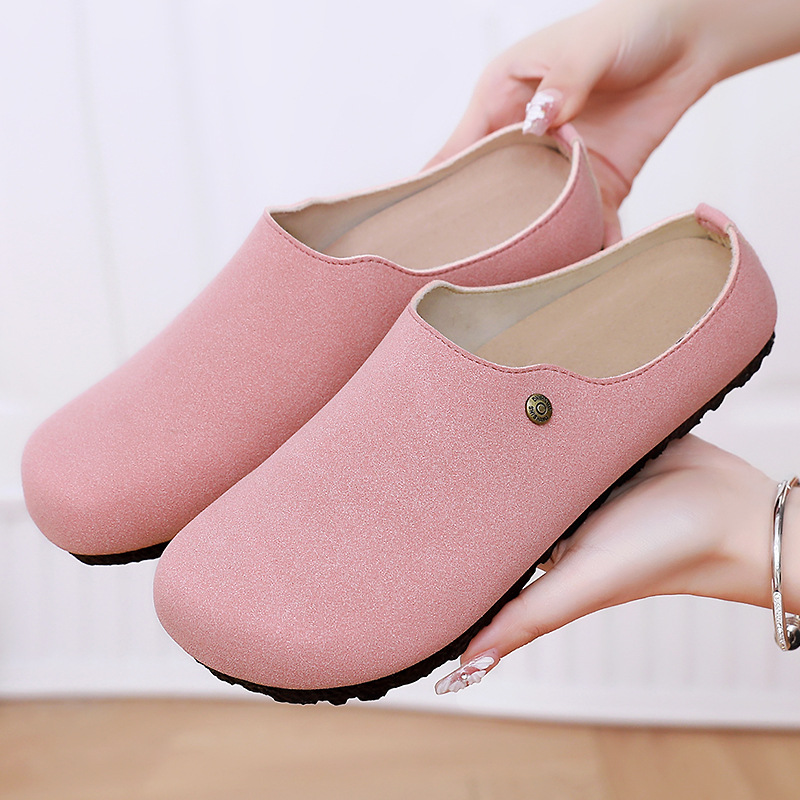 Sandalias de verano estilo Birkenstock para mujer, con suela suave, cómodas y fáciles de usar.