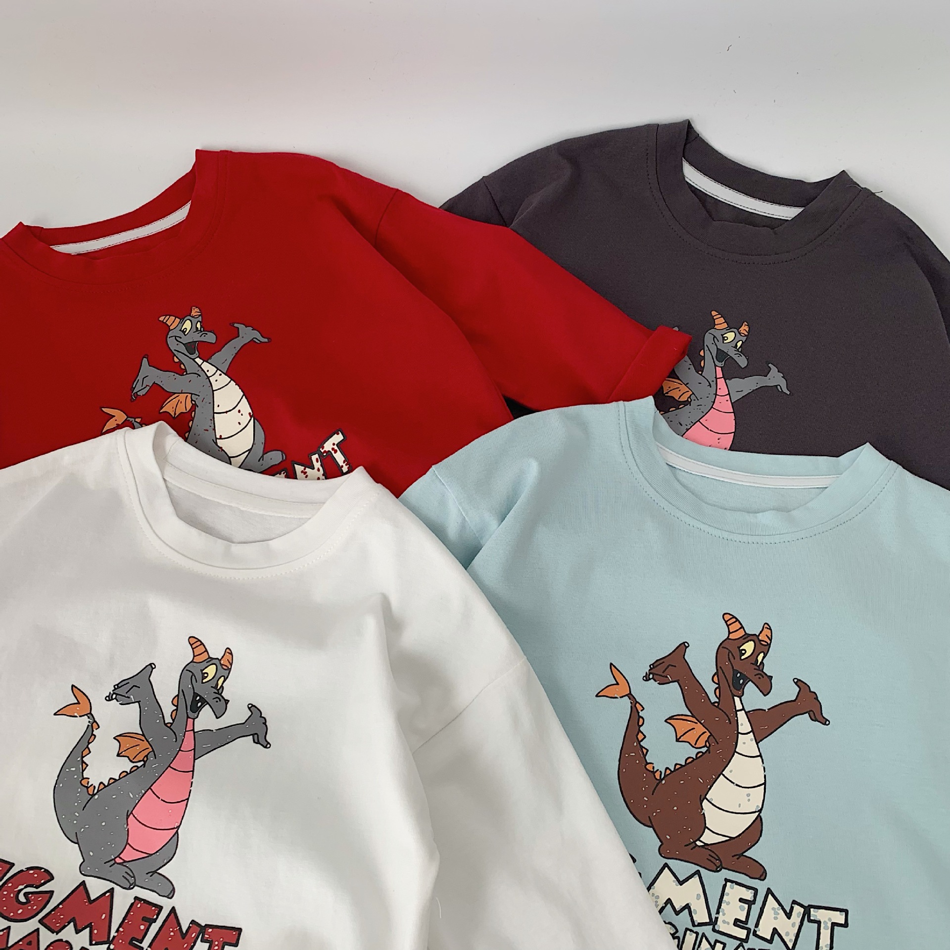 Maibao camiseta para niños 2024 ropa para niños nueva primavera de dibujos animados impreso bottoming camisa niños y niñas casual Top moda