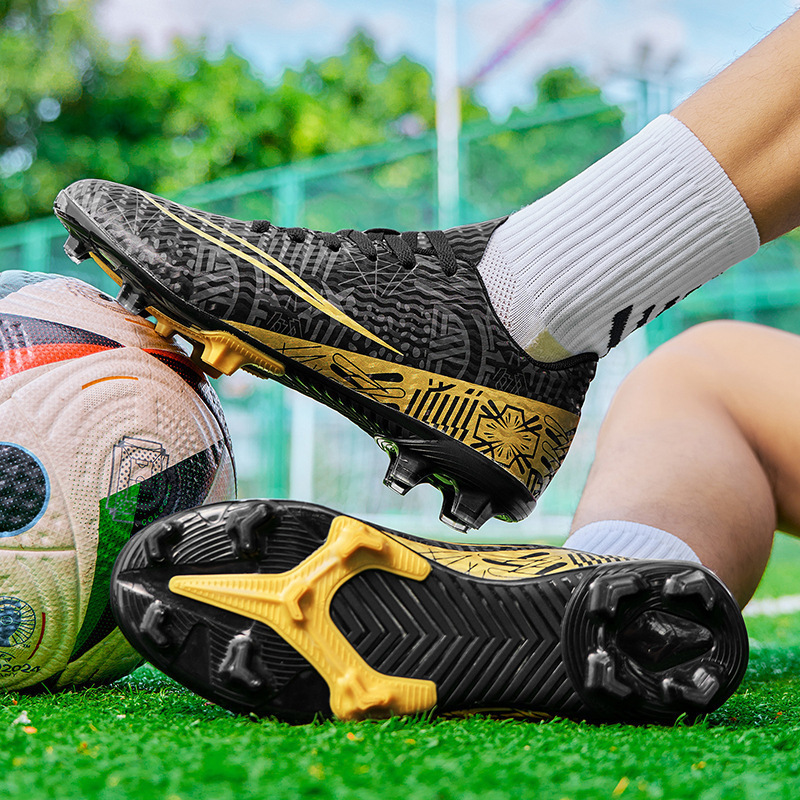 Tenis de Fútbol de Caña Baja de Gamuza y TPR Ligeros y Flexibles para Césped Artificial image 6