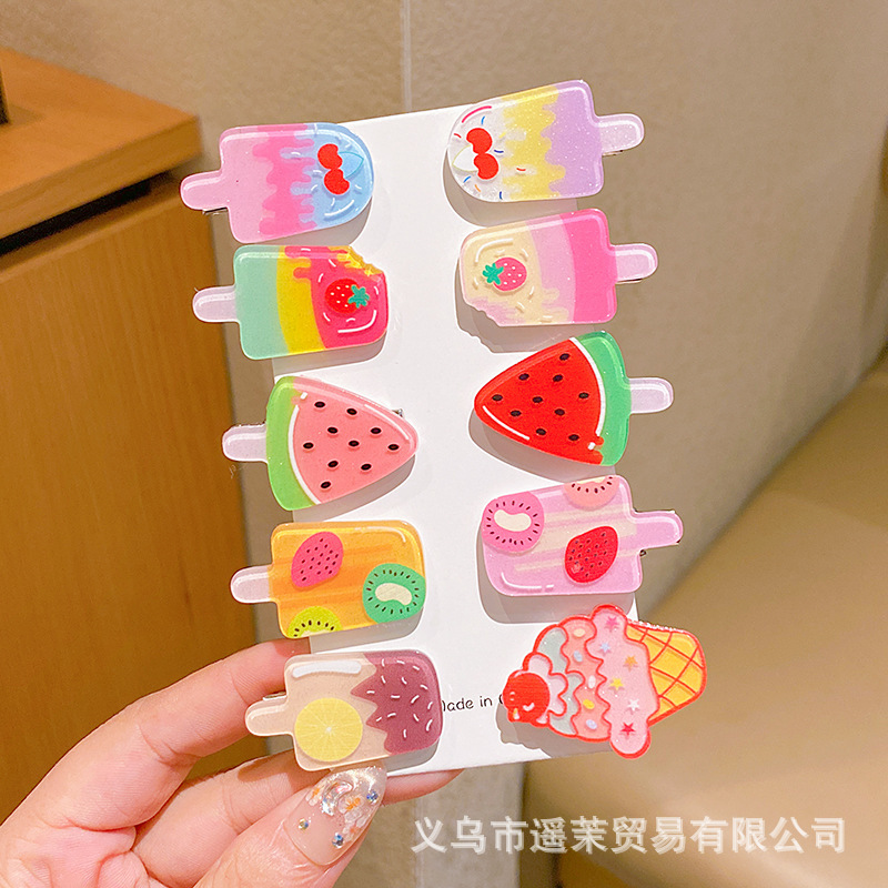 多巴胺儿童发夹女前额刘海夹鸭嘴夹头饰发卡碎发侧边卡子发饰夹子|undefined