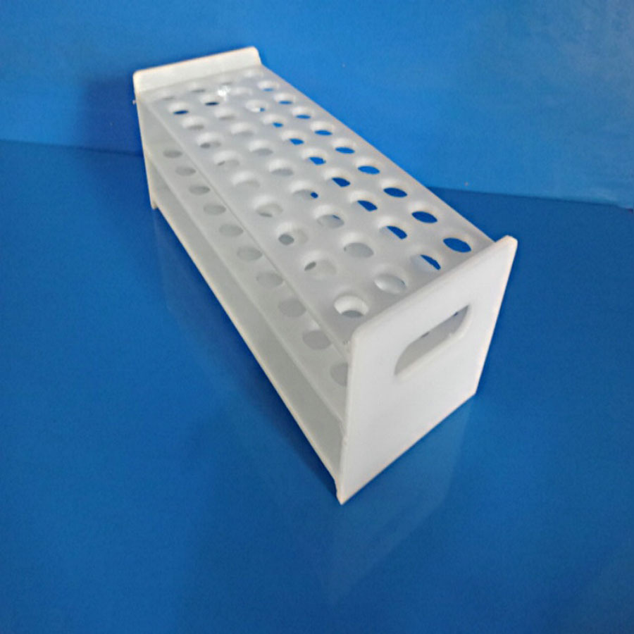 PP试管架耐酸碱耐高温实验室比色管架消解管架30孔40孔50孔60孔