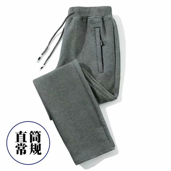 [双拉链深灰直筒-常规]
