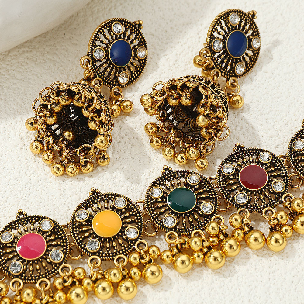 Set collana e orecchini in metallo gioielli di moda per donna_voghion.com