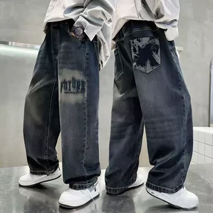 Джинсы для мальчиков свободные демисезонные размеры для детей постарше