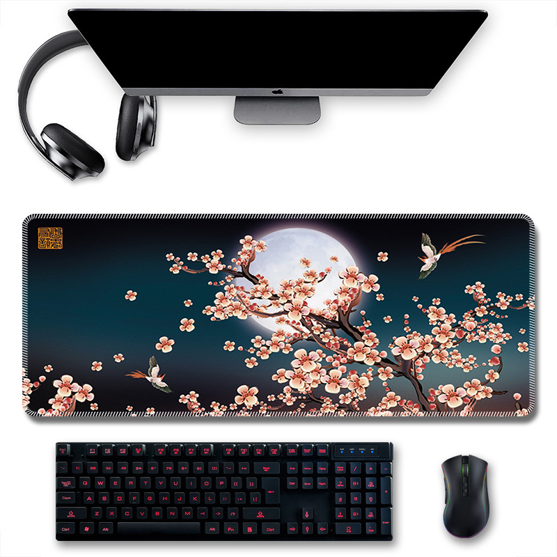 Alfombrilla de Ratón Grande US Dollar Heat Map, Borde Antideslizante, Engrosada