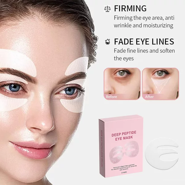 Cross-Border Best-Selling Collagen Moisturizing Eye Mask, Gentle and Skin-Friendly, Hydrating and Caring for the Skin Around the Eyes, Smoothing and Fine-Textured Eye Patches
