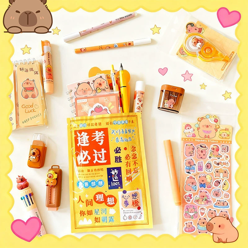 Высокоценный блайнд-бэг с капибарой, принт Sanrio, Kulomi, обучающая канцелярия, Melody Paccha собака, подарок
