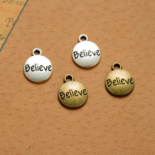 11MM�Ͻ���ĸBelieve�A��DIY�ֹ��������͹���朵������l