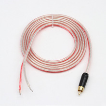 RCA转音响线功放连音箱线400芯喇叭线有源音箱连接线单RCA莲花头