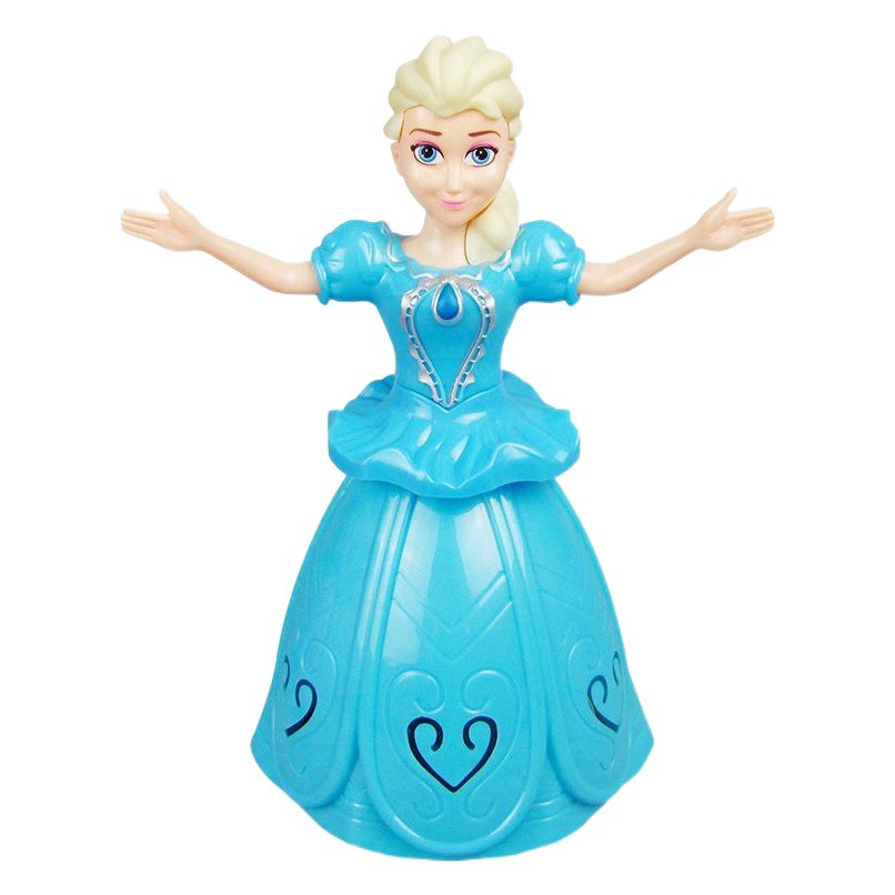 Nueva eléctrica baile universal giratoria de elevación princesa luz música Venta caliente al por mayor juguetes educativos para niños