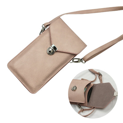 One shoulder Mobile phone bag new pattern Mobile phone bag Card position Little bag leisure time One shoulder Diagonal package coin purse goods in stock