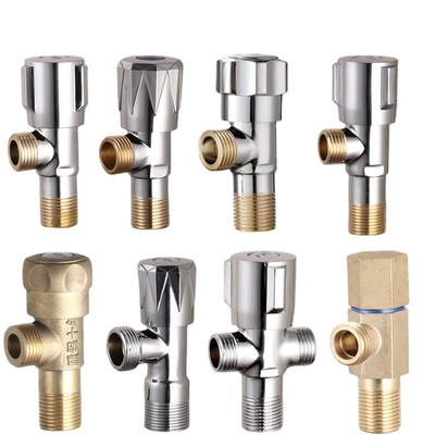 Copper teeth lengthen tee All copper effluent Angle valve brass Dual-use heater Triangle valve Horoscopes valve