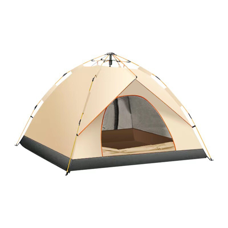 3～4人用旅行用二層式全自動テント、キャンプ用フルセット、アウトドア用二人用キャンプ、バーベキュー、自動クイックオープン|undefined