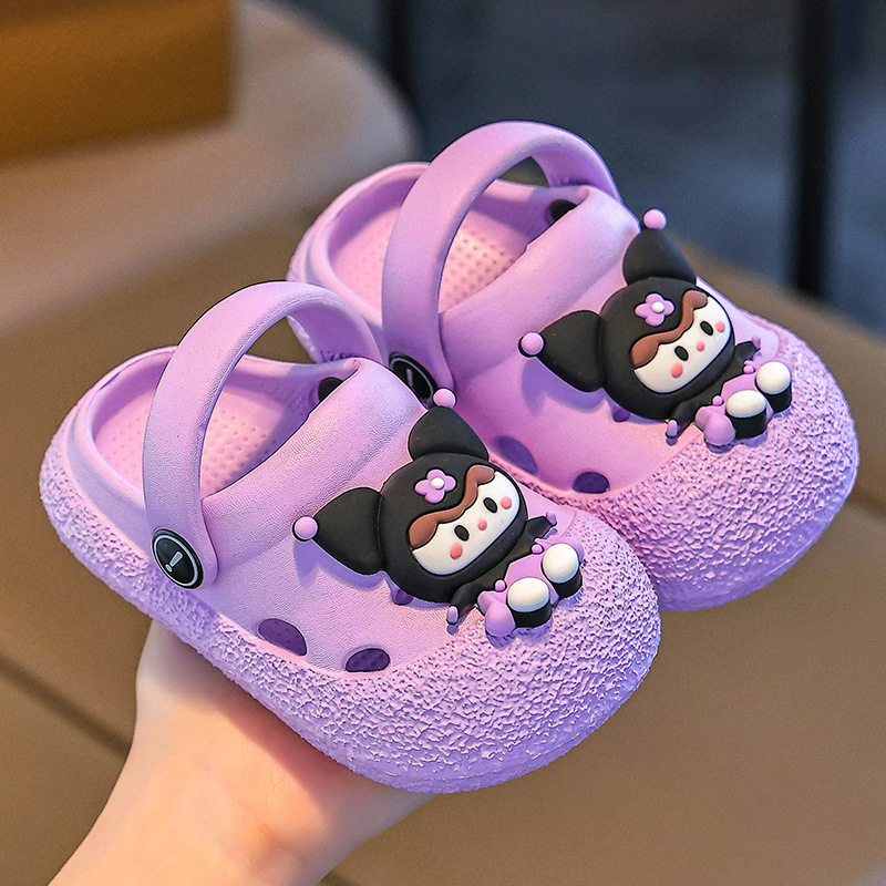 Bebé agujero zapatos de 1 año 3 interior impermeable contra colisiones zapatillas para niños de verano niños niñas zapatos de agujero para bebés pequeños