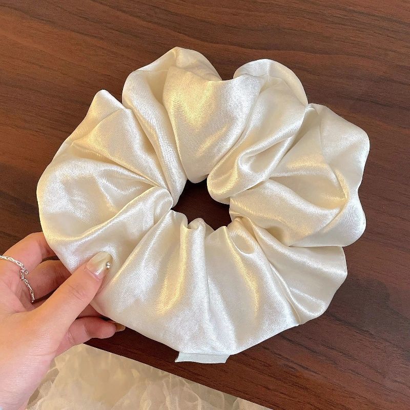 Encaje retro francés, diadema de intestino grueso, mujer 2025, nuevo estilo, cuerda para el cabello, banda de goma, lazo, dulce cuerda para el cabello, accesorios para el cabello