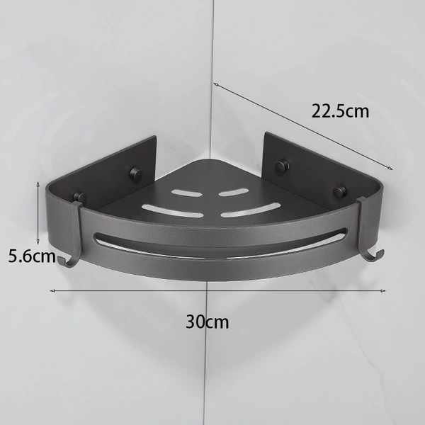 Thickened triangular basket gray 720g
