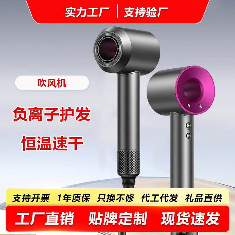 Hair Dryer Household Negative Ion Hair Care High-Power Hair Dryer High-Speed Quick-Drying Hair Dryer Cross-Border Gift Manufacturer
