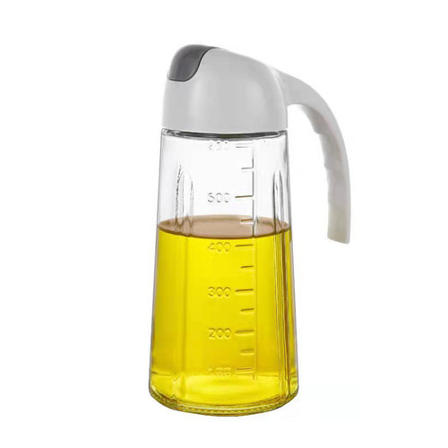 带货自动开合油壶厨房家用玻璃防漏酱油壶油瓶大小号调味瓶罐