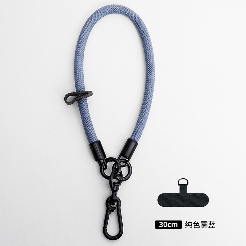 Cordón de teléfono móvil al por mayor crossbody ajustable avanzado Halter muñeca tejida Sling back clip caja del teléfono móvil correa de cordón