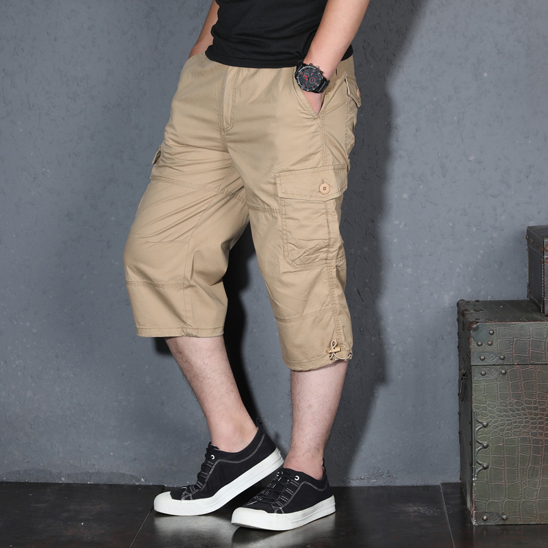 Pantalones cortos casuales para hombre, estilo coreano, deportivos, holgados, talla grande, para trabajo, verano, tipo harem, tres cuartos. image 6