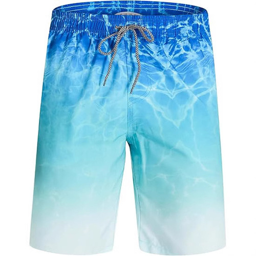 Digital print on all sides casual quick-drying beach shorts for men's summer wear for couples with pockets beach pants