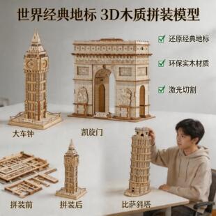 3D���wľ�|ƴ�D����ؘ˽��B���_б�������и������ֹ�DIY���ƴ