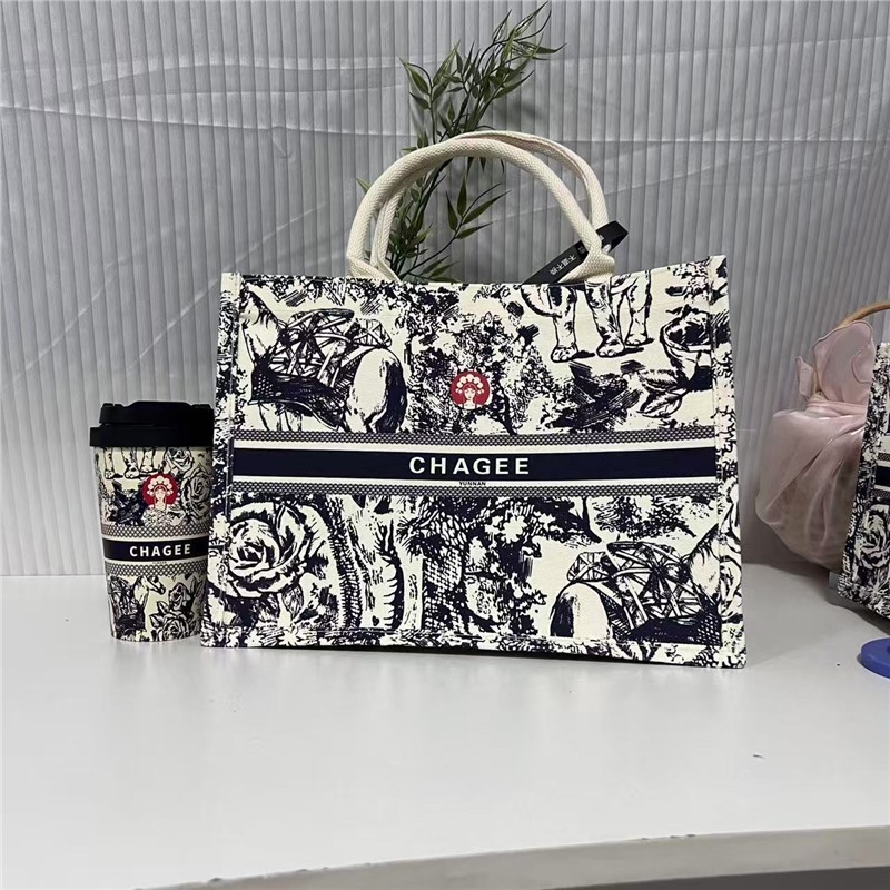 帆布包定 制高级感帆布女包印霸王茶姬周边logo全新小众茶马古道|undefined