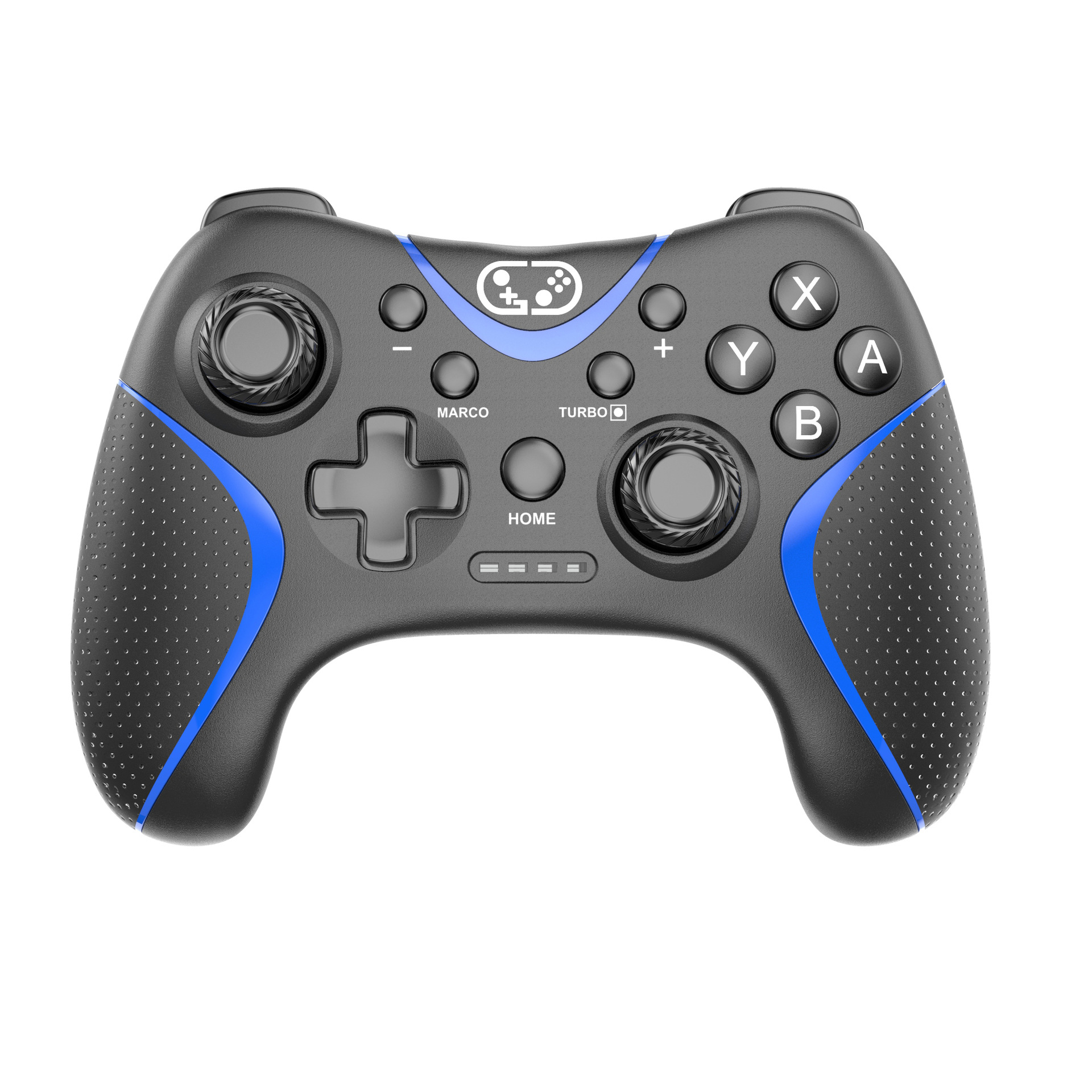 Interruptor inalámbrico del interruptor del GamePad manija de Bluetooth uno-haga clic el botón de programación de la parte posterior del anfitrión de la alarma