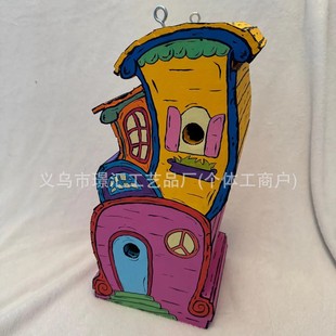 �羳��ƷDr Seuss-style handmade birdhouse�K˹��ʿ�L���ֹ��B