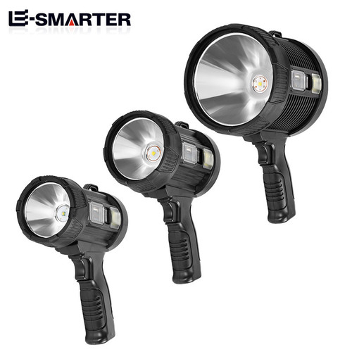 Cross-border hot selling multifunctional P50 searchlight strong light flashlight solar rechargeable handheld lamp