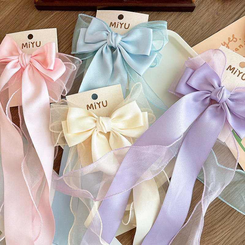30g Weight Hair Clip Hair Accessories Type 1 Piece Quantity Casual, Holiday, Daily Occasion Cloth Material Knot, Butterfly, Bow Knot, Horse Pattern All Seasons Season Women's Gender Elegant, Sweet Style Elegant Sweet Women's Knot Butterfly Bow Knot Cloth Hair Clip 7