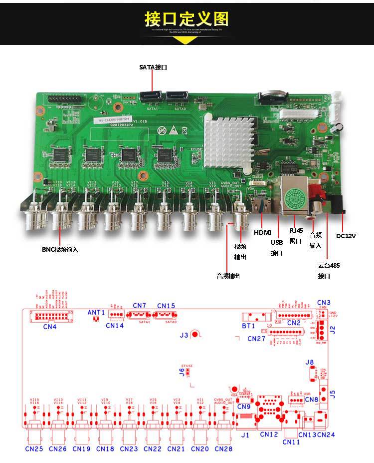 Xiongmai Koaxial-DVR Videorekorder, 5MP, 4/8/16 Kanal