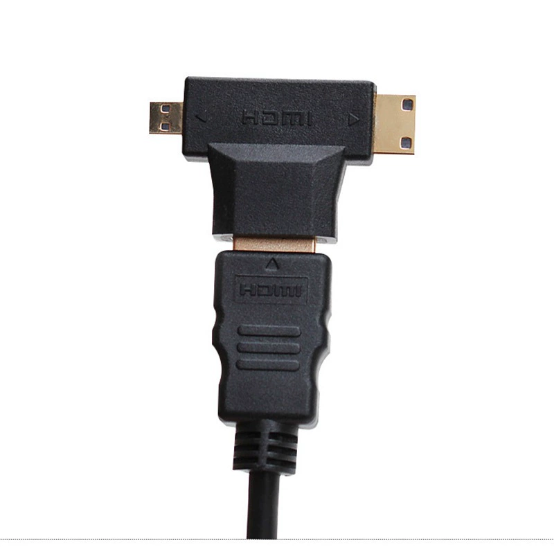 Micro Micro/MINI small HDMI revolution standard large HDMI mother two -in -one rotor high -definition high -definition converter