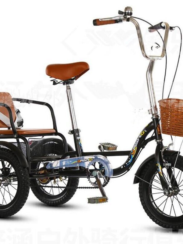 Nuevo triciclo humano transfronterizo europeo, bicicleta de mediana edad, bicicleta para adultos, ocio pequeño y ligero