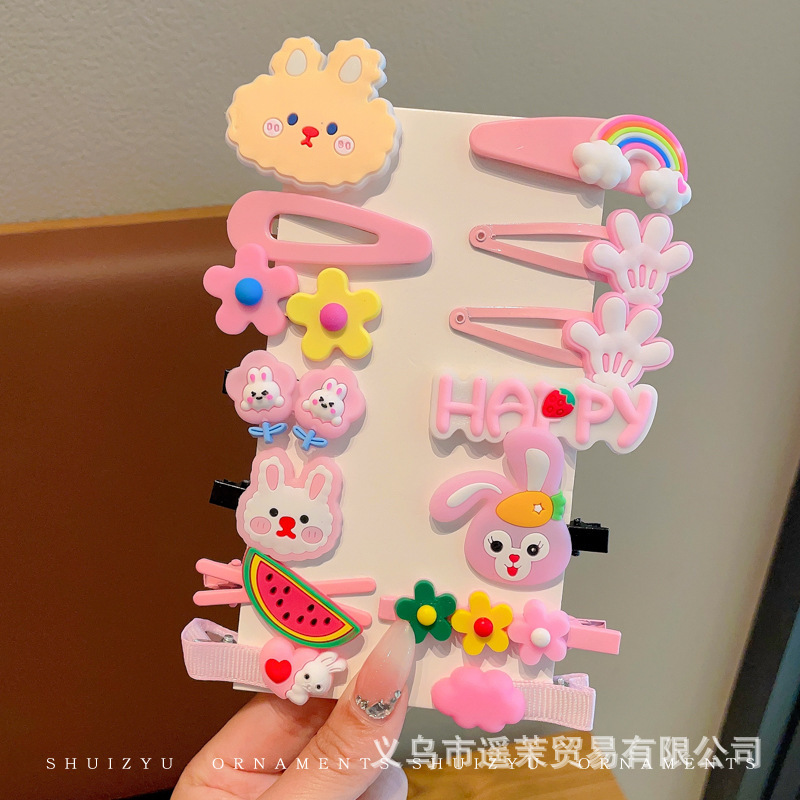 多巴胺儿童发夹女前额刘海夹鸭嘴夹头饰发卡碎发侧边卡子发饰夹子|undefined