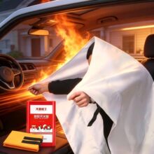 Flame Warrior Fire Equipment Car Home Kitchen Small Portable Water-Based Dry Powder Fire Extinguisher Car Fire Extinguisher
