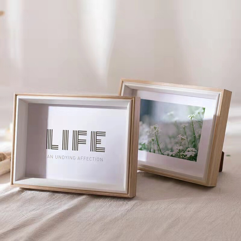 Fast Delivery Wooden Graduation Photo Frame, Horizontal and Vertical, Can Be Hung on the Wall with Engraving 8 10inch A4 Graduation Photo Frame