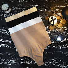 简约透气舒适高腰收腹丁字裤女纯棉裆女士性感三角丁字裤厂家直销