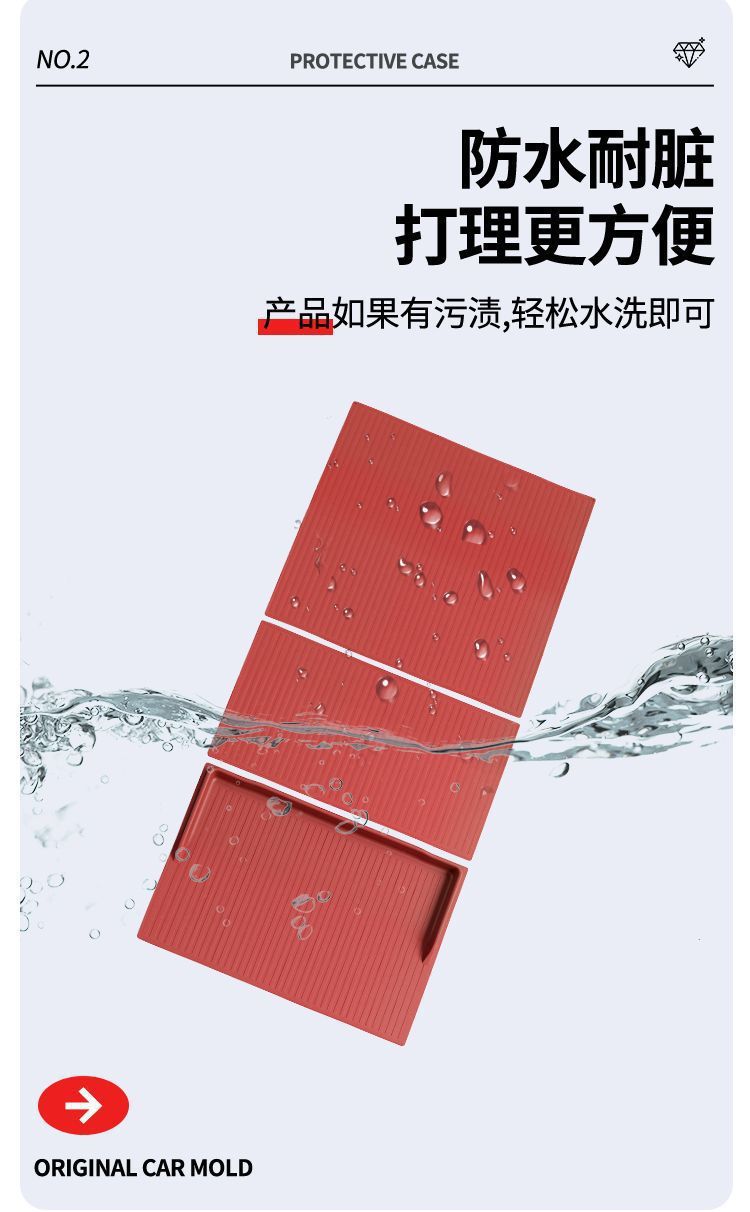 Static Central Control Panel Silicone Anti-Slip Pad for Tesla Model 3/Y