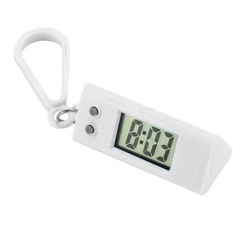 Pocket watch, handheld keychain, electronic digital watch, simple and elegant design, with LED display
