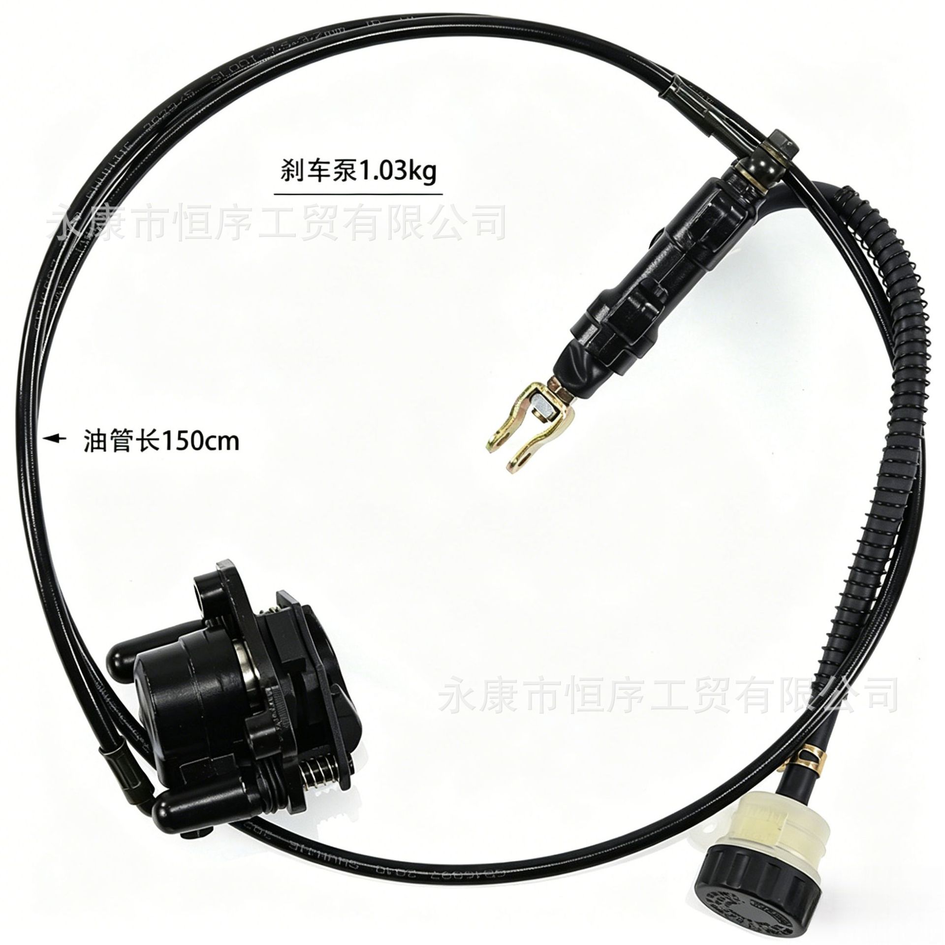 168 Go-Kart, Beach Bike, Four-Wheel Motorcycle Parts, Rear Disc Brake Assembly, Foot Brake Pump Assembly, Caliper