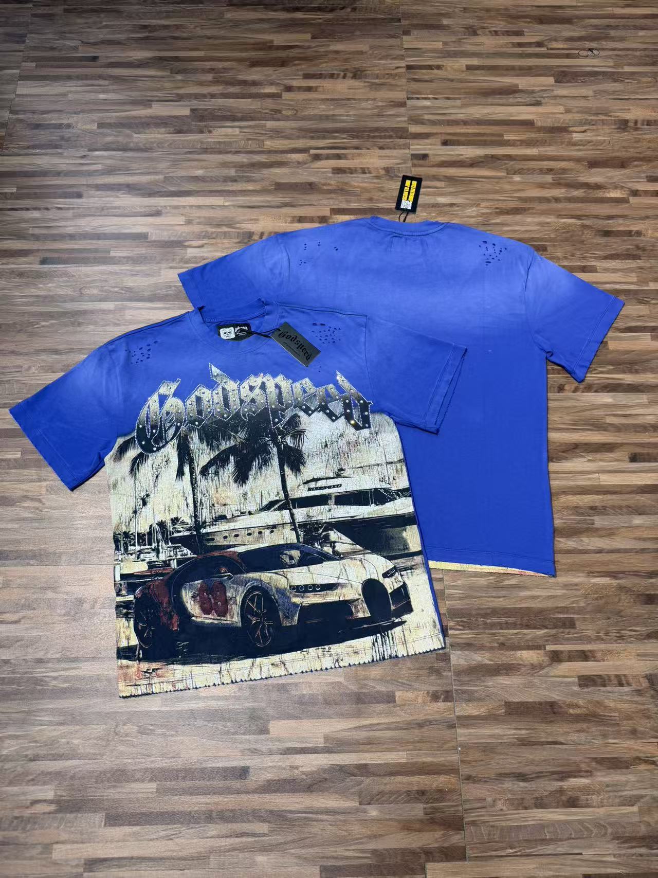 Godspeed Gatti Miami Superrun T-shirt Royal