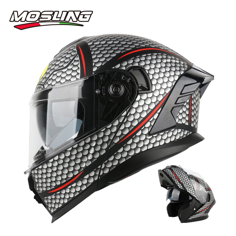 매트 블랙 실버 파이톤 가죽