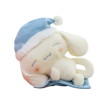 White Dog Stuffed Pillow Girls' — Oyuncaq yastıqlar
