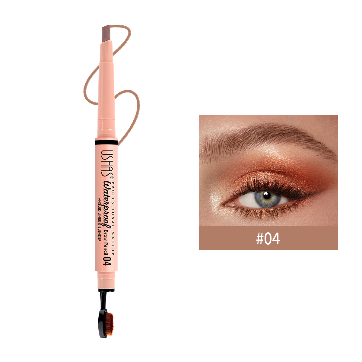 USHAS Amazon Cross-border spot crema de tinte de cejas juego de cepillos de cejas, cejas impermeables de larga duración, manchas TP353